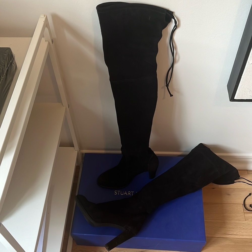 STUART WEITZMAN HIGHLAND OVER THE KNEE BOOTS - AUTHENTIC